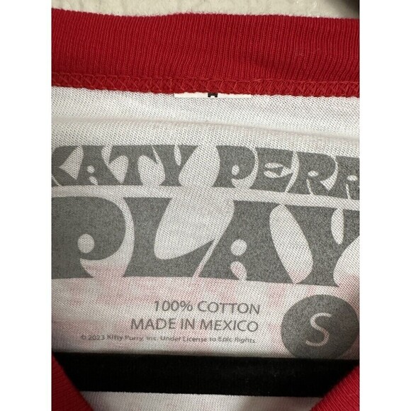Katy Perry Play Shirt Men's Size Small Las Vegas Residency Eat Me Multicolor Top - Picture 4 of 5
